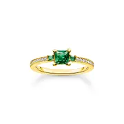 Buy Ring with green and white stones gold by Thomas Sabo online - THOMAS SABO Australia