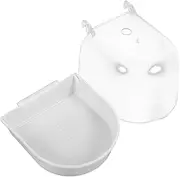 Alasum Caged Bird Bath for Small Birds Covered Parrot for Budgies and Canaries for Indoor and Outdoor Use