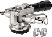 Home Brew Equipment Kegging Tools Stainless Steel Low Profile Beer Keg Coupler D System Coupler with Keg Dispenser Tap
