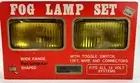New NOS Vintage Kmart Wide Range ￼Rectangular Fog Lamp Set
