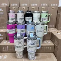 在飛比找樂天市場購物網優惠-1180ml透明蓋史丹利stanley2代40OZ不銹鋼車載