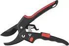 Ratchet Pruning Shears Secateurs Bypass Scissors SK-5 Steel for Tree Trimming Ga