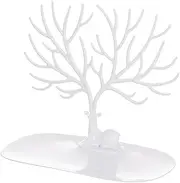 [sinzau] Jewelry deer Stand, Antler Decoration Jewelry Tree, for Necklaces, Bracelets, Rings, Earrings, White