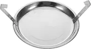 Grilling Pans Ash Collector Ash Holder Round Ash Tray for Charcoal BBQ Grill Plate Accessory