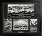 ALLAN MOFFAT Signed Photo 8x10 Collage Bathurst 1977 FORD 1-2 Finish FRAMED COA