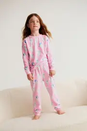 [Cotton On Kids] Cotton On Kids - Bluey Long Sleeve Pyjama Set - Lcn blu fairy pink/coco 10 LCN BLU FAIRY PINK/COCO