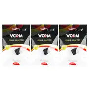 3x V-Com HDMI 2.0 Male to Female Adapter 90deg Gold Plated Adaptor Connector BLK