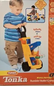 Playskool and Tonka® Wheel Drivers Rumblin' Rollin' Crane NIB