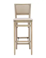 Linon Keira Pad Back Folding Bar Stool