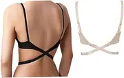 [WOFASHPURET] Backless Bra Extender Bra Strap Sheer Bras Bra Adjuster Backless Bra Converter Low Back Bra Converter Clear Back Bra Halter Bra Backless Bras Bra Accessories Straps Etc