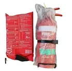 FirePro Fire Extinguisher 1kg + Blanket 1m x 1m Safety Kit Home Car Caravan Boat