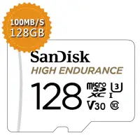 在飛比找momo購物網優惠-【SanDisk 晟碟】高耐寫度microSD 128G記憶