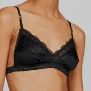 Stella Mccartney Camellia Bra Size Large L Daring Soft Cup Bralette Lace