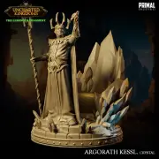 Dark Wizard - Kessel Miniature Fits D&D Pathfinder Forgotten Realms War TTRPG