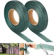 Garden Plants Tie, Green Plant Tape 3 cm x 100 m, Breathable Garden Strips Adjustable Tree Ties Reusable Plant Supports for Climbing Plants Wrap Tape Cable Organiser Strips