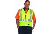 HUSKI Hi Vis Patrol Vest 3M Reflective Tape Safety Workwear High Visibility