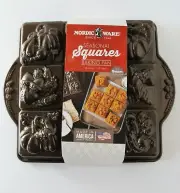 Nordic Ware Seasonal Squares Pan New