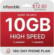 Prepaid SIM Card - 6 Months of 10GB High-Speed Data | Enjoy Nationwide Coverage