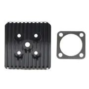 Black CNC Square Cylinder Head For Racing 66cc 80cc Engine Motorized Bicycle
