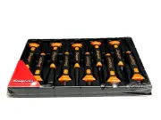 Snap-on Tools NEW PPCSG710O 10 Piece ORANGE Soft Grip Punch and Chisel Set
