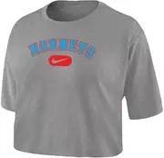 [Nike] Women's Delaware State Hornets Dri-FIT Crop T-Shirt
