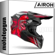 AIROH HELMET CROSS MOTORBIKE WRC55 WRAAAP CYBER RED MATT SZ. XL