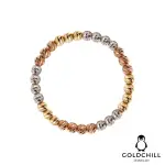 【GOLDCHILL JEWELRY】18K金 GLITTER閃耀三色鍊戒