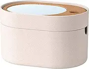 [IKEA] Saxborga Storage box with mirrored lid plastic cork 9 ½x6 ¾ 803.918.82