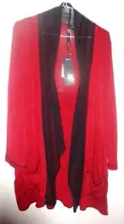 "Taking Shape" Flame Writer Cardi, Size S, BNWT