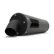 HMF Titan QS Blackout Slip On Exhaust Pipe Polaris RZR S 900 RZR 4 900