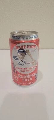 Babe Ruth Red Rock Cola 12 Oz Soda Pop Can UNOPENED