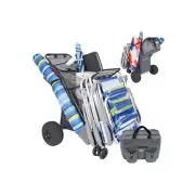 Ultimate Beach Cart with Balloon Wheels for Sand – Buggy Wagon with Big Wh