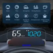 Car HUD Head Up Display GPS Speedometer MPH KM/H Projector Overspeed Alarm (for: Audi)