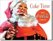 Coca Cola Coke Santa Classic Advertising Vintage Retro Style Metal Tin Sign New