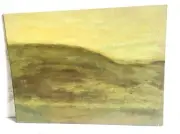 The Hill - Hand painted Acrylic On Canvas Art -Size: 16x12 Panel-Unframed