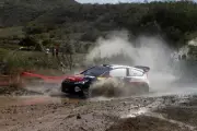 WRC Rally Mexico Mars 2010 Sebastien Ogier Citroen WRC Action Old Photo 2