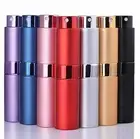 15ml Aluminum Refillable Empty Fine Mist Pump Spray Bottle Mini Perfume Atomizer