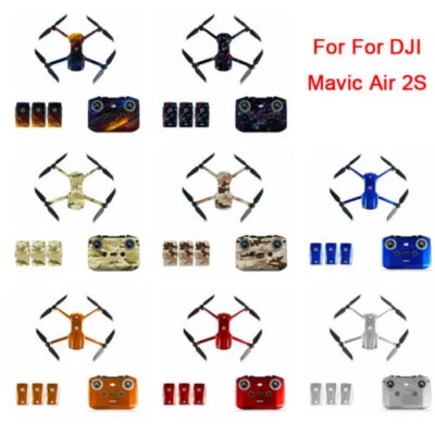 For DJI Mavic Air 2S Drone Remote Control Battery Sticker Protective Skin Decals