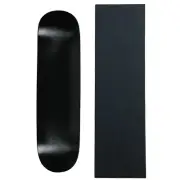 MOOSE Blank SKATEBOARD DECK 8 DPD BLACK Skateboards With Black Diamond Grip