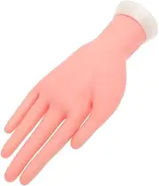 MERRYHAPY Nail Art Tools Set Fake Hand Model Movable Fingers Nail Tips Insert Portable Manicure