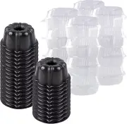 O’Creme Mini Bakeable Plastic Cake Pan Set - 50 Non-Stick Baking Molds