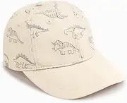 [AQOKKA] Toddler Baseball Cap Baby Sun Hat Cute Dinosaur Patterned Caps Unisex Baby Trucker Hats Infant Toddler Kid Hats
