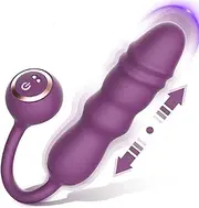 Thrusting G Spot Dildo Vibrator - Clitoral Stimulator Bullet Vibrator with 10 Vibrating & 9 Thrusting Modes for Vagina Anal Stimulation, Adult Sex Toys for Women Male Couple Pleasure Sex Toy