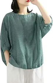 [Generic] T-Shirt Women's Summer Plain Short Sleeve Loose Outdoor Leisure Shirt Crew Neck Short Sleeve T-Shirt Blouse Leisure Breathable 2024 Tops Modern Tops