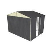Build-a-Shed 3.0 x 2.3 x 2.3m Gable Single Sliding Side Door Shed - Grey