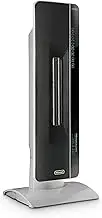De'Longhi Ceramic Tower Fan Heater TCH8993ER, Home Heater for Medium to Large Rooms, Quiet Mode and ECO Plus Function, Remote Control, 24-Hour Timer, 2400W, White
