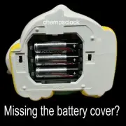 BATTERY COVER - RHYTHM SPEAK UP ALARM CLOCK NEW EXACT REPLACEMENT ORIGINAL 4RE