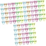 ERINGOGO 3sets Big Eyes Googly Eye Rings Boys and Girls Toy Ring Movable Eyeballs Finger Puppet Plaything for Boys Girls 30pcs*3 Random