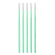 100Pcs Polyester Swab Sticks Microfiber Cleaning Head Swab For Solvent Printer Optical Equipment