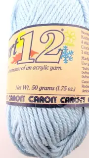 CARON Comfort 12 Acrylic Worsted Yarn Light Blue 6410 50 gr Multiples available